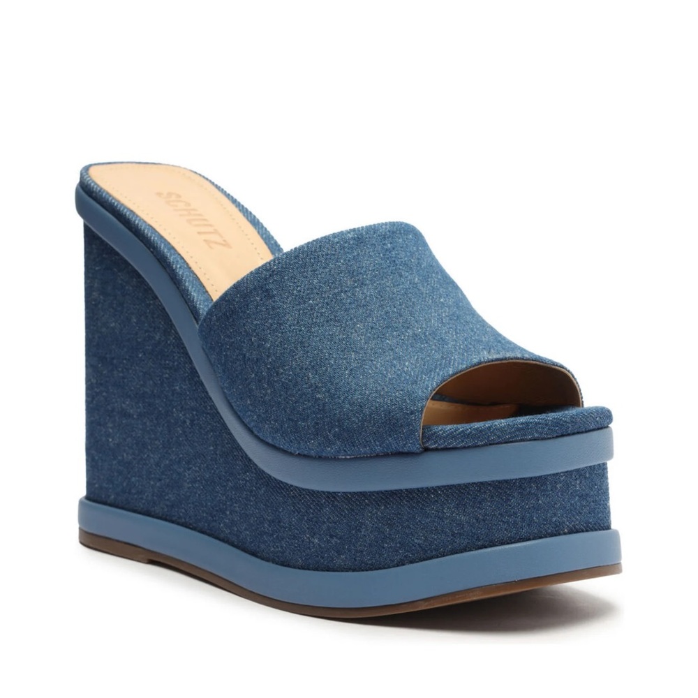 Dalle Denim Sandal by Schutz